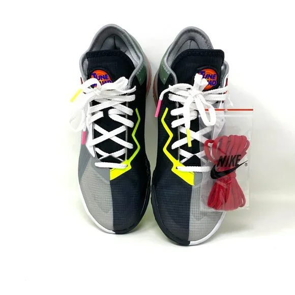 NIKE Women Size CV7562 005 LEBRON XVIII LOW lt Smoke Grey Sunset Sulse Shoes - Picture 6 of 11